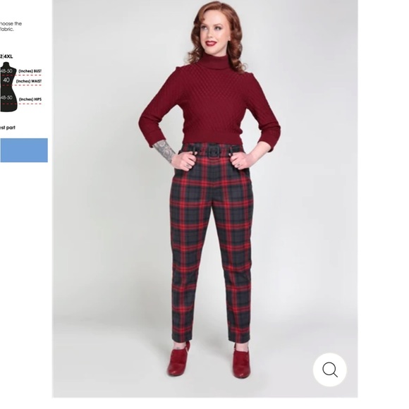 Rockin bettie plaid pants - Picture 2 of 2